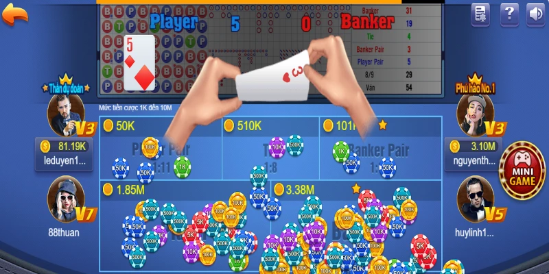 Lý do nên lựa chọn chơi Baccarat 68 game bài