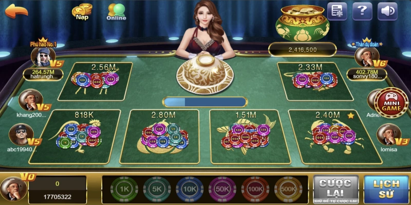 Luật chơi chi tiết của bầu cua tại 68 game bài