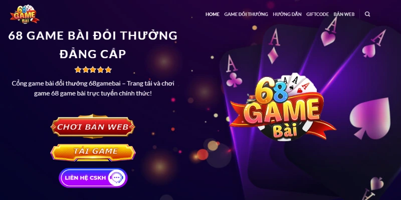 Những ưu điểm tuyệt vời sau khi tải app 68 game bài