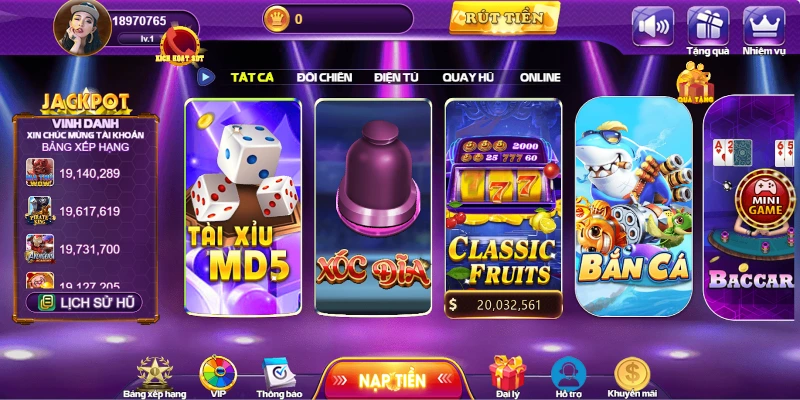 Giới thiệu về tài xỉu MD5 68 game bài