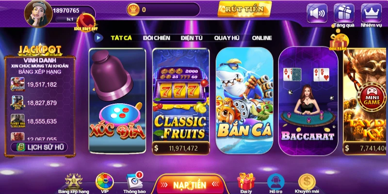 Giới thiệu về trò chơi xóc đĩa 68 game bài